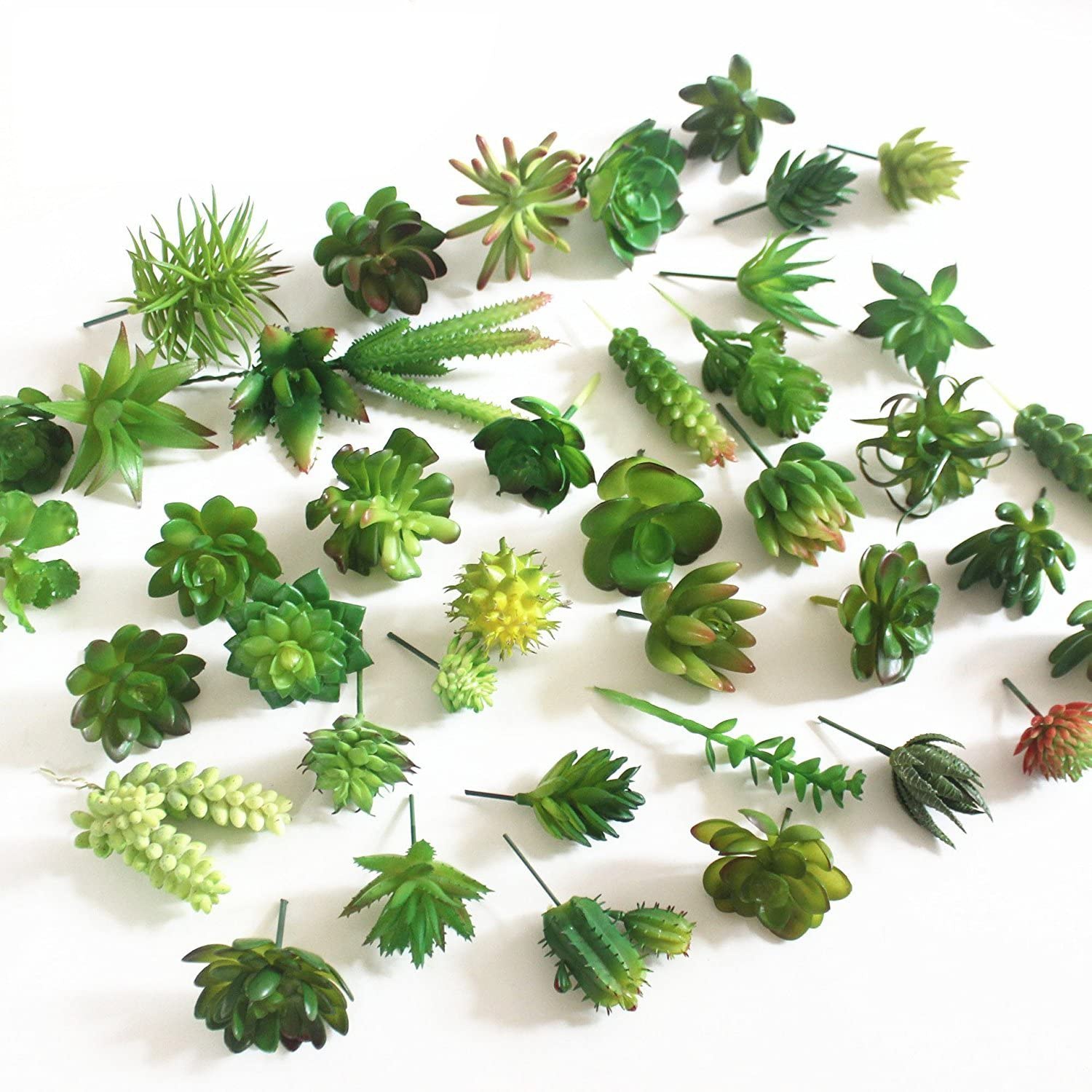 String Of Pearls Plant - 15 piante grasse artificiali decorative miste